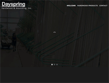 Tablet Screenshot of dayspringinc.com